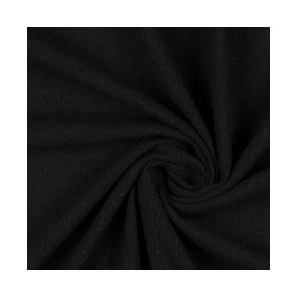 Cotton slub washed, Black
