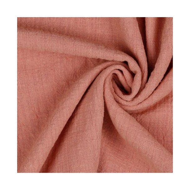Cotton slub washed, Rose