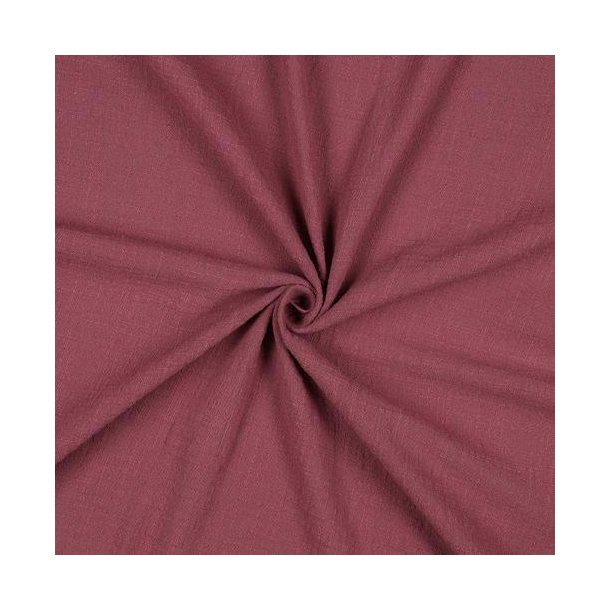 Cotton slub washed, Mauve