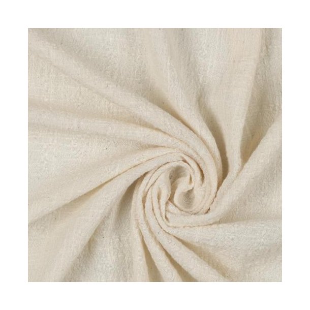 Cotton slub washed, Natural