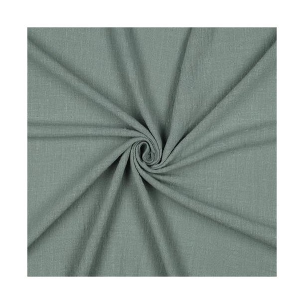 Cotton slub washed, Old green