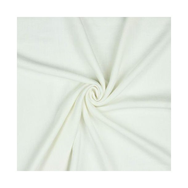 Linen viscose, Off white