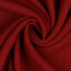 Linen viscose, Dark red