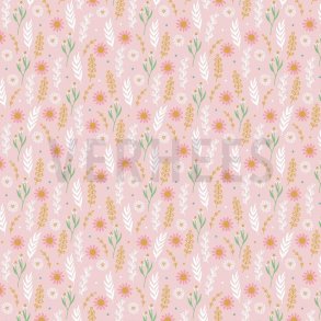 Poplin Flowers, Light rose