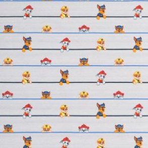 �kotex bomulds jersey, Paw Patrol, stribet