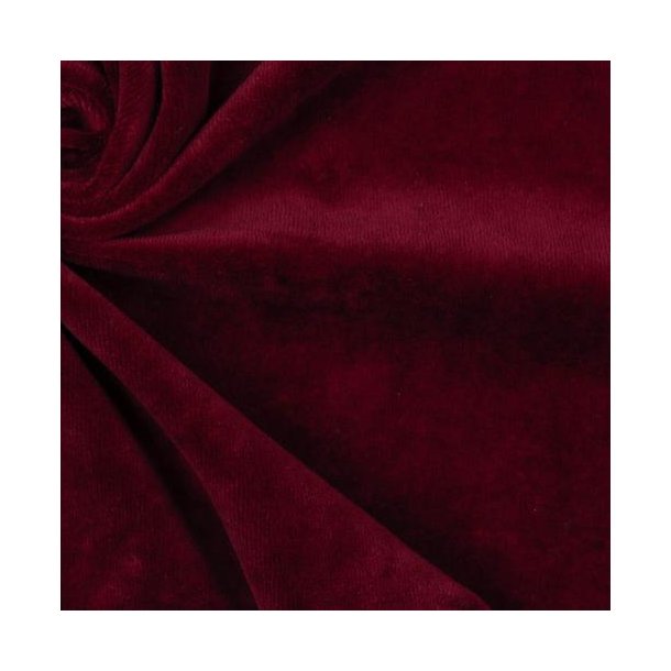 �kotex str�k velour, M�rk bordeaux