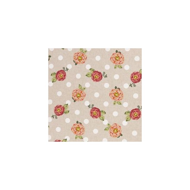 Halv panama Blomster