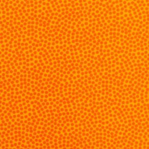 Bomuld 2 mm Dots , Orange/Gul