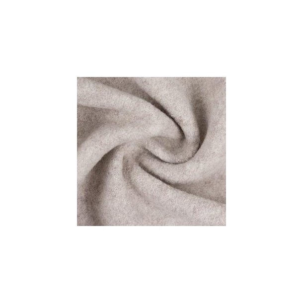 Naomi melange, kogt uld, Naturhvid