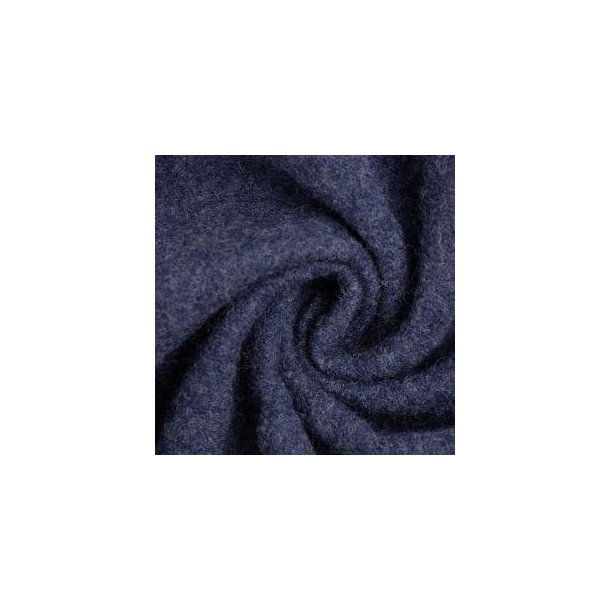 Naomi melange Kogt uld, M�rk bl�