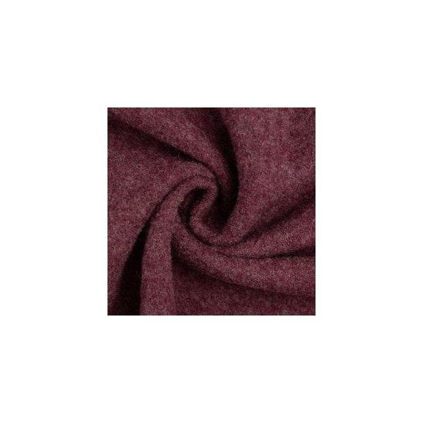 Naomi melange Kogt uld, Bordeaux