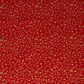 Jul bomuld m/sm� stjerner