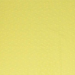 Simone, Gul med broderet blomster