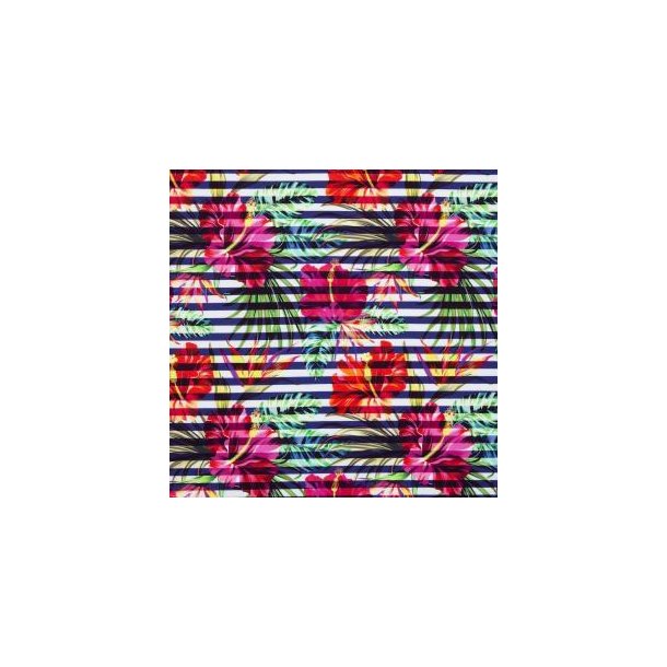 �kotex bomulds jersey m/Blomster