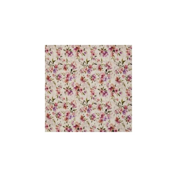 �kotex bomulds jersey, Blomster