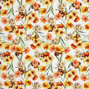 �kotex bomulds jersey, Blomster