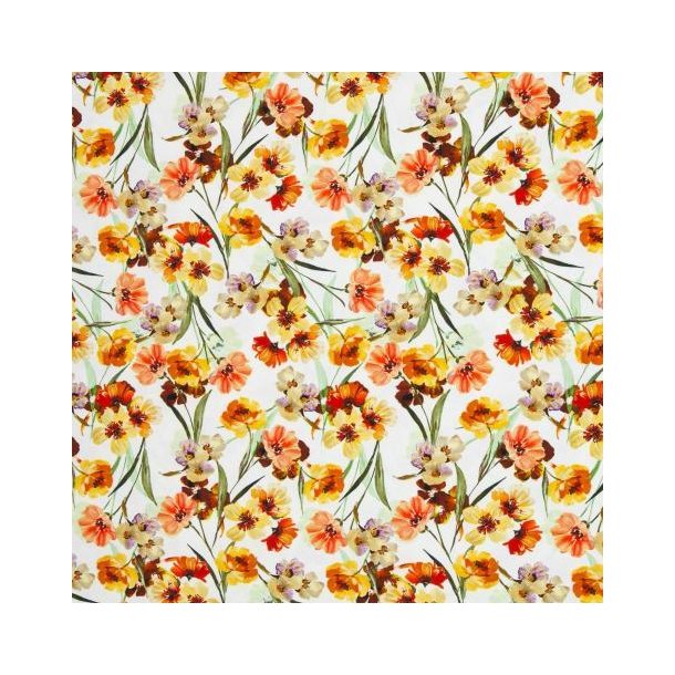 �kotex bomulds jersey, Blomster