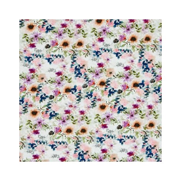 �kotex bomulds jersey, Blomster