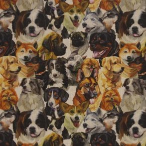 Canvas/halv panama, Hunde