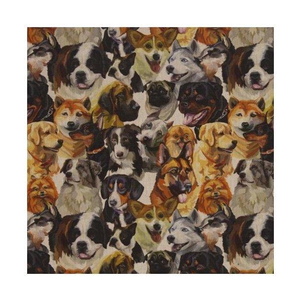 Canvas/halv panama, Hunde