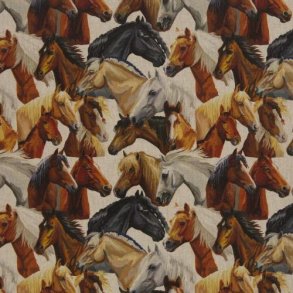 Canvas/halv panama, Heste