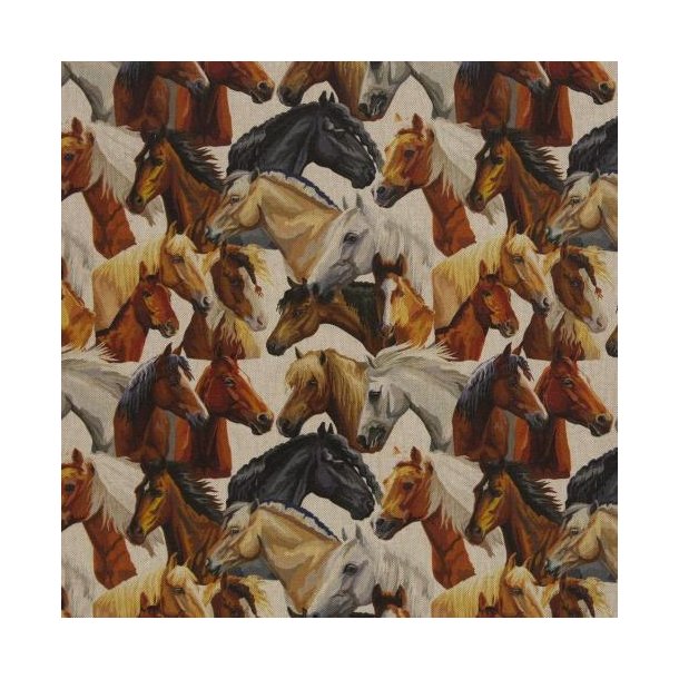 Canvas/halv panama, Heste