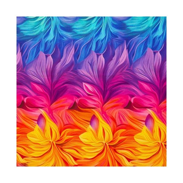 �kotex bomulds jersey, Blomster