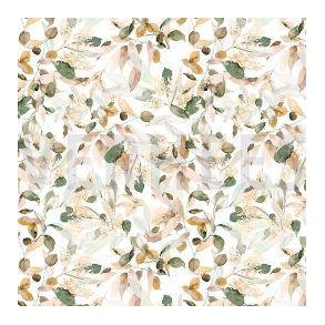 �kotex bomulds jersey Leaves White