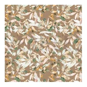 �kotex bomulds jersey Digital leaves Sand