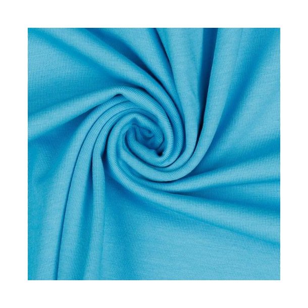 �kotex bomulds jersey, Turquoise