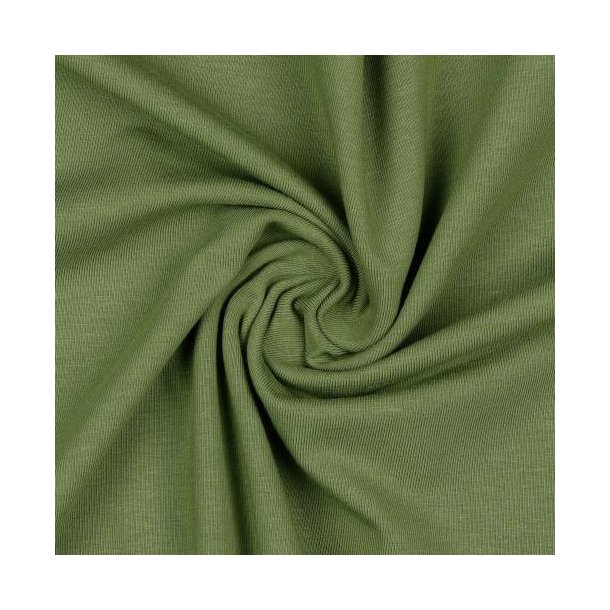 �kotex bomulds jersey, Moss green
