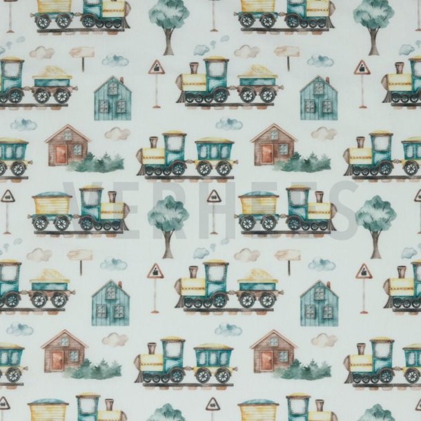 Poplin digital Train