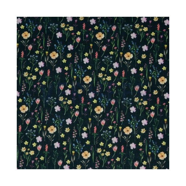 Poplin digital flowers