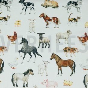 Canvas digital Farm White