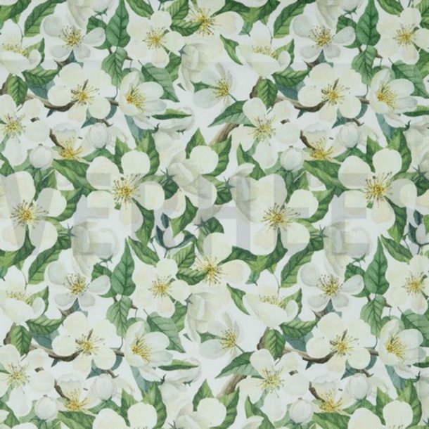 Canvas digital Blossom white