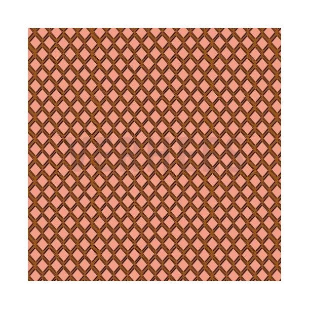 Cotton satin stretch Squares, Dark Apricot