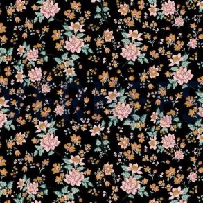 Viscose Poplin Black