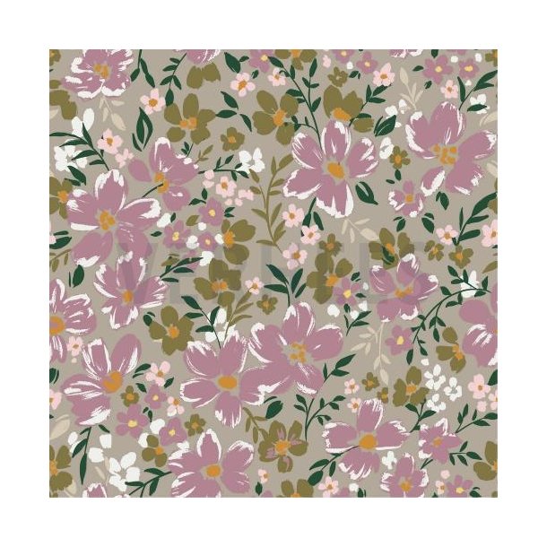 Rosella stretch Big Flower, Sand