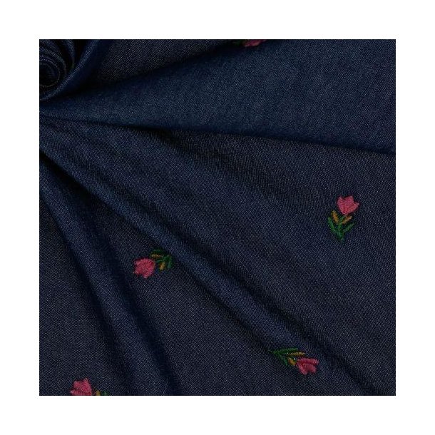 Jeans Embroidery Dark blue