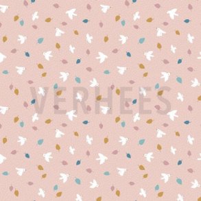 Poplin Little birds, Powder