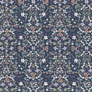 �kotex bomuld/poplin m/ sm� blomster