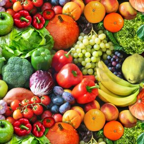 Canvas m/Frugt og gr�nt