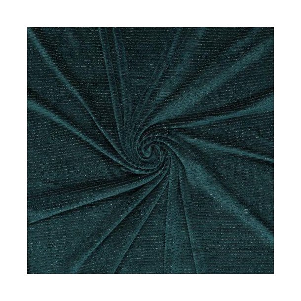 Velvet Lurex stripe, Green