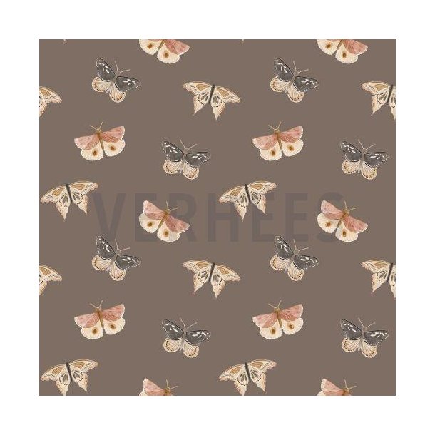 Gots jersey digital m/sommerfugle