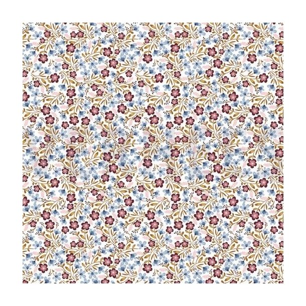 Gots bomulds jersey Little flowers