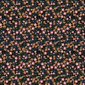 Gots bomulds jersey Little flowers