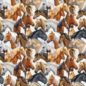 Canvas digitalprint m/Heste