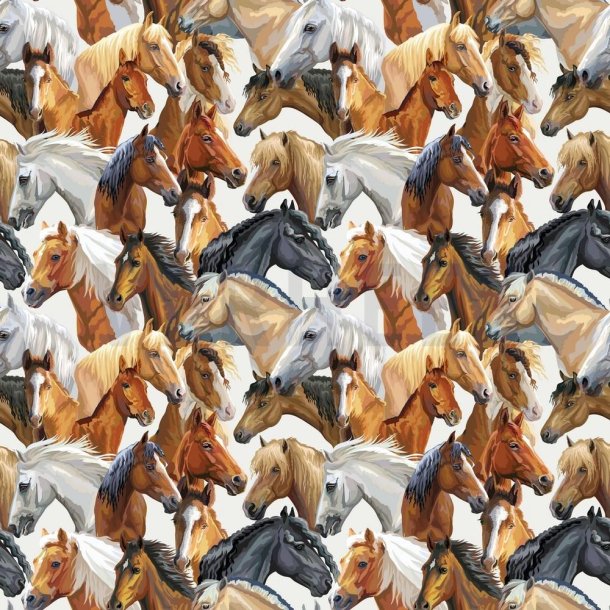 Canvas digitalprint m/Heste