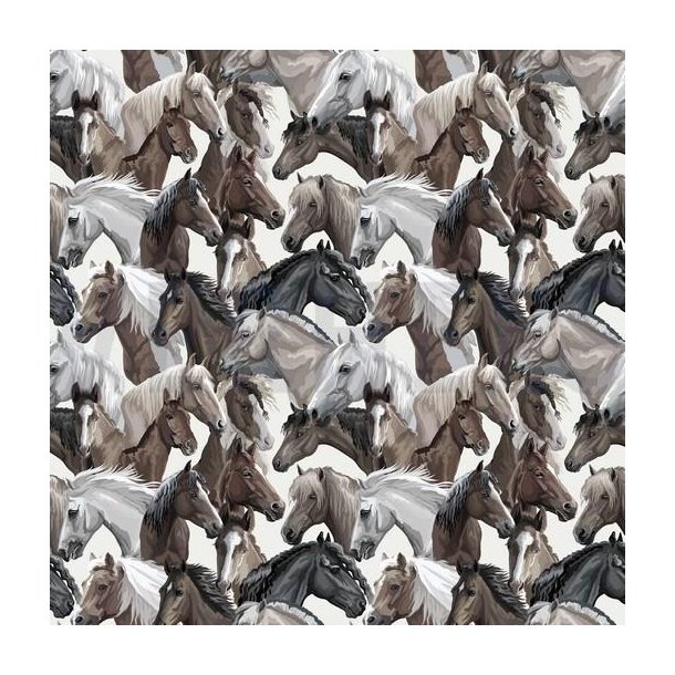 Canvas digitalprint m/Heste