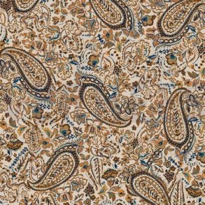Viscose jersey digitalprint Paisley Light sand
